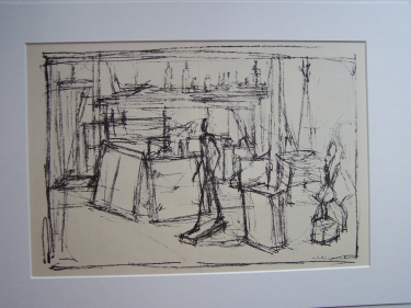het atelier van Giacometti